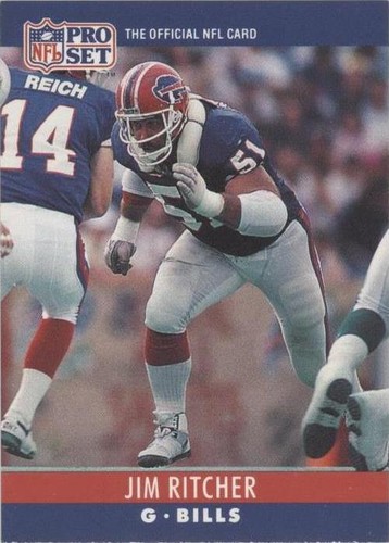 1990 Pro Set Jim Ritcher #45