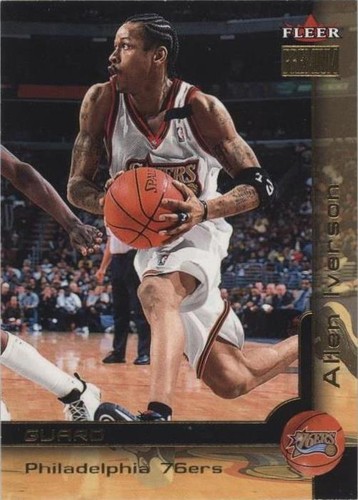 かわいい！ ALLEN Autographics Fleer 2000-01 IVERSON Card Signature Auto その他