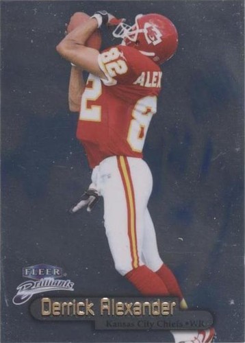 1998 Fleer Brilliants Derrick Alexander #13B