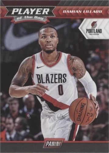 2017-18 Panini Player of the Day - Damian Lillard #26