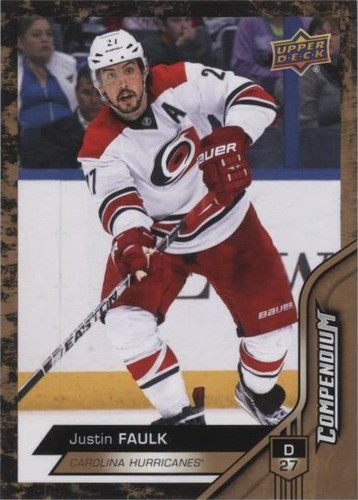2016-17 Upper Deck Compendium - Justin Faulk #56