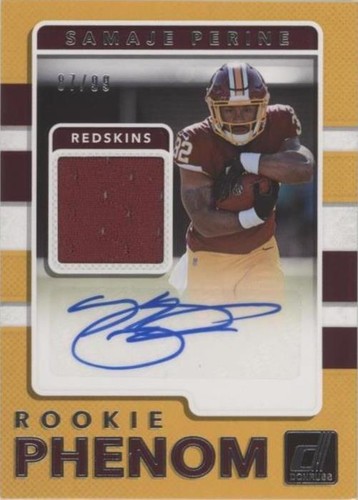 2017 Panini Donruss Samaje Perine #RPJ-SP