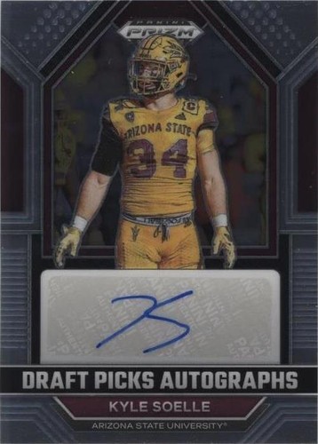 2023 Panini Prizm Draft Picks Kyle Soelle #DPA-KYS