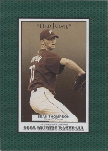 2005 Upper Deck Origins - Sean Thompson #274