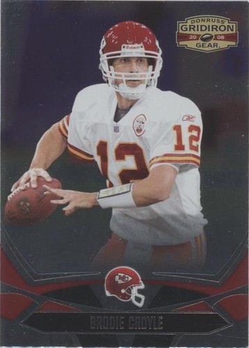 2008 Donruss Gridiron Gear Brodie Croyle #49