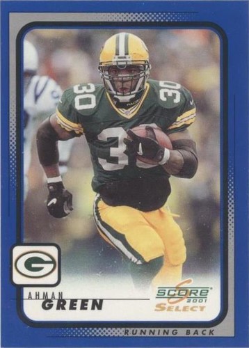 2001 Score Select Ahman Green #76
