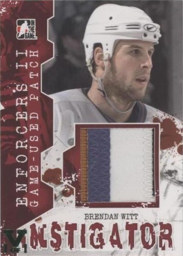 2013-14 In the Game Enforcers II - Brendan Witt #IM-24