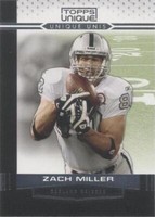 2009 Topps Unique Zach Miller #UU17