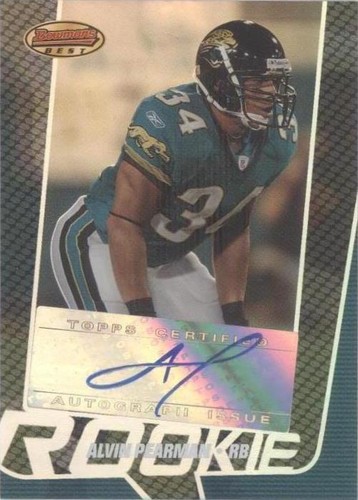 2005 Bowman's Best Alvin Pearman #158