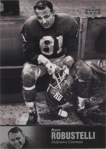 1997 Upper Deck NFL Legends Andy Robustelli #60