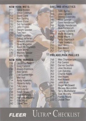 1991 Fleer Ultra - Terry Kennedy #399