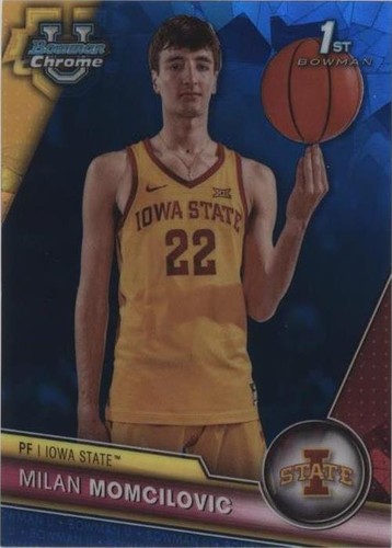 2023-24 Bowman University Chrome Sapphire Edition - Milan Momcilovic #33