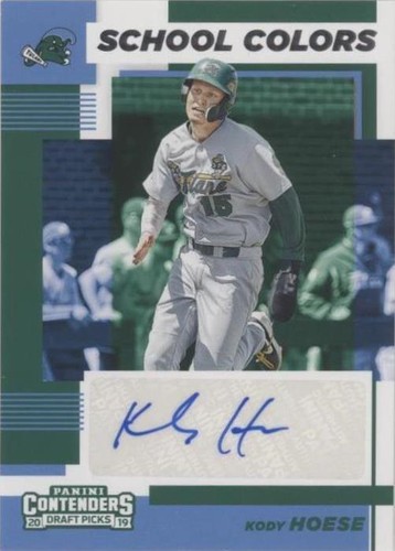 2019 Panini Contenders Draft Picks - Kody Hoese #7