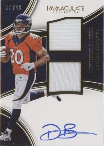 2016 Panini Immaculate Collection Devontae Booker #DB