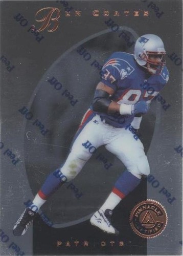 1997 Pinnacle Certified Ben Coates #104