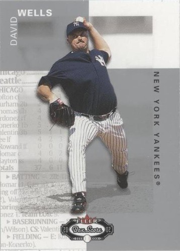 2002 Fleer Box Score - David Wells #12