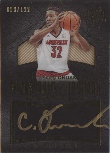 2016-17 Panini Black Gold Collegiate - Chinanu Onuaku #193