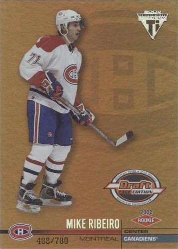 2001-02 Pacific Private Stock Titanium Draft Edition - Mike Ribeiro #140