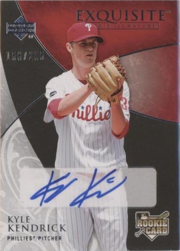 2007 Upper Deck Exquisite Rookie Signatures - Kyle Kendrick #138