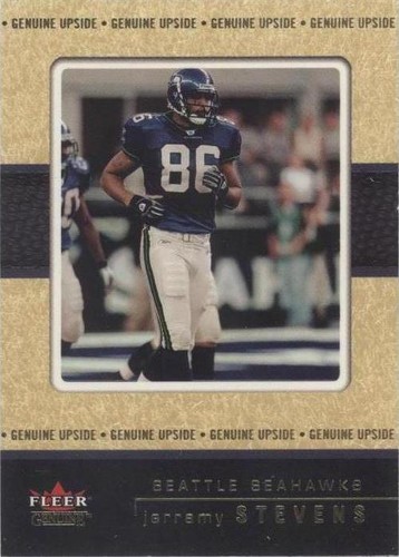 2002 Fleer Genuine Jerramy Stevens #157