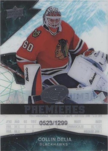 2018-19 Upper Deck Ice - Collin Delia #56