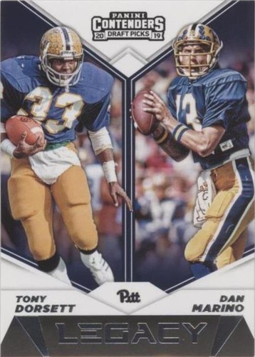 2019 Panini Contenders Draft Picks Dan Marino Tony Dorsett #9