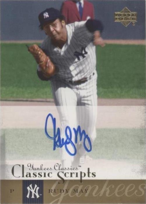 2004 Upper Deck Yankees Classics - Rudy May #AU-58
