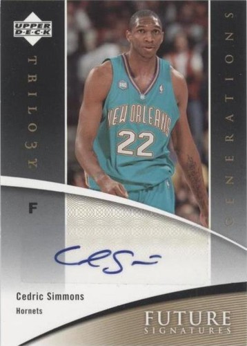 2006-07 Upper Deck Trilogy - Cedric Simmons #FS-CS