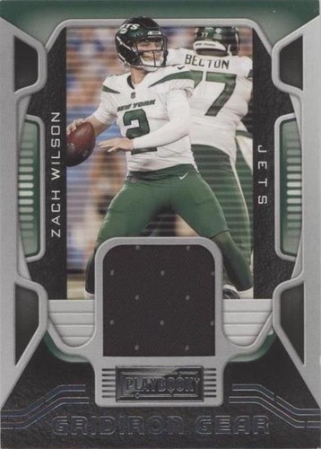 2021 Panini Playbook Zach Wilson #GG-ZWI