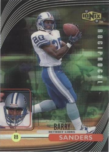 1999 UD Ionix Barry Sanders #R20