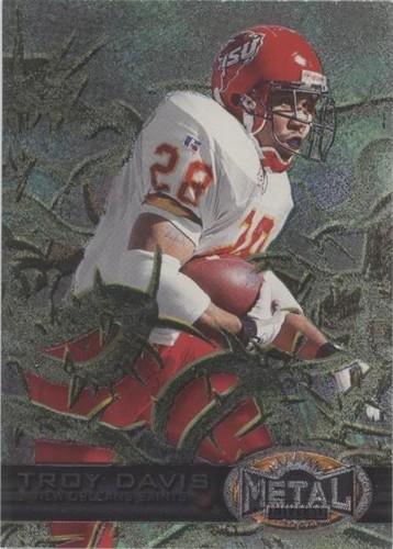 1997 Skybox Metal Universe Troy Davis #182