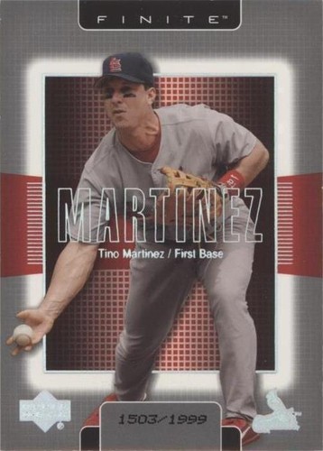 2003 Upper Deck Finite - Tino Martinez #92