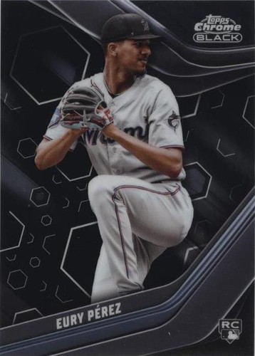2023 Topps Chrome Black - Eury Perez #32