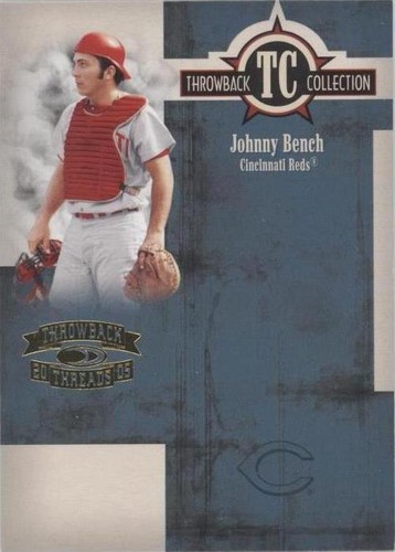 2005 Donruss Throwback Threads - Johnny Bench #TC-73