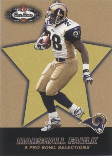 2002 Fleer Box Score Marshall Faulk #225