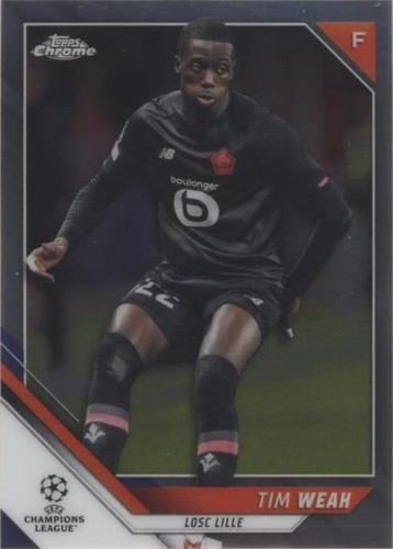 2021-22 Topps Chrome UCL Timothy Weah #189