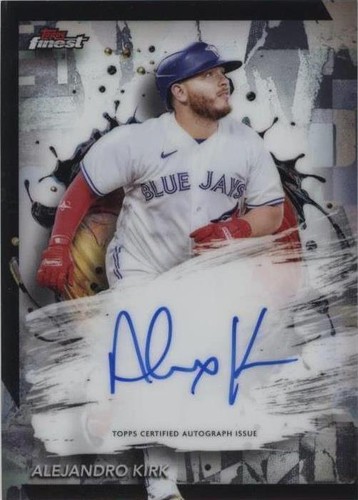 Alejandro Kirk RC 2021 Topps 1st Rookie RC Auto On Card 86B-AK