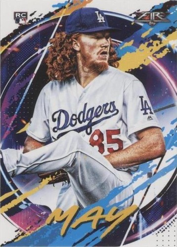 2020 Topps Fire - Dustin May #110