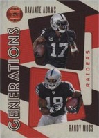 2023 Panini Legacy Davante Adams Randy Moss #GEN-9