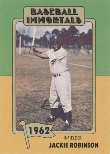 1980-84 SSPC Baseball Immortals 1st Printing - Jackie Robinson #89