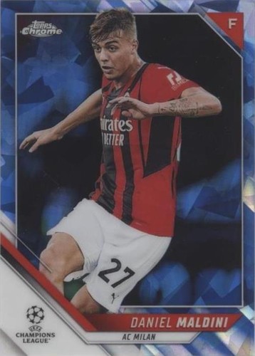 2021-22 Topps Chrome UCL Sapphire Edition Daniel Maldini #131