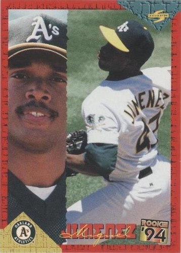 1994 Fleer Ultra Miguel Jimenez Rookie Oakland Athletics RC #108