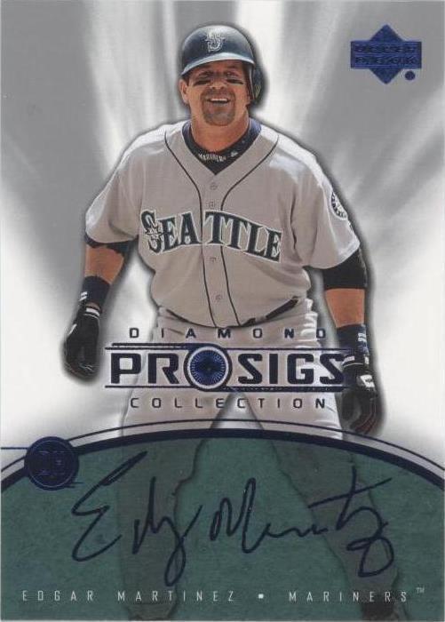 2004 Upper Deck Diamond Collection Pro Sigs - Edgar Martinez #89
