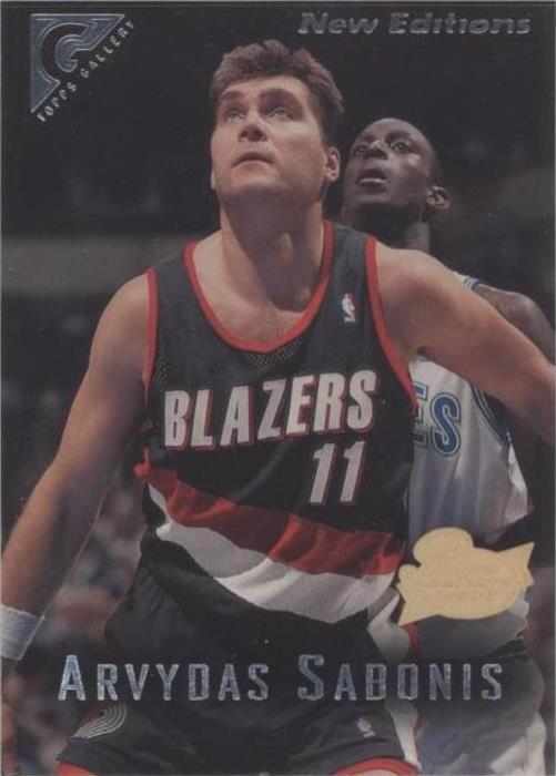 1995-96 Topps Gallery - Arvydas Sabonis #40