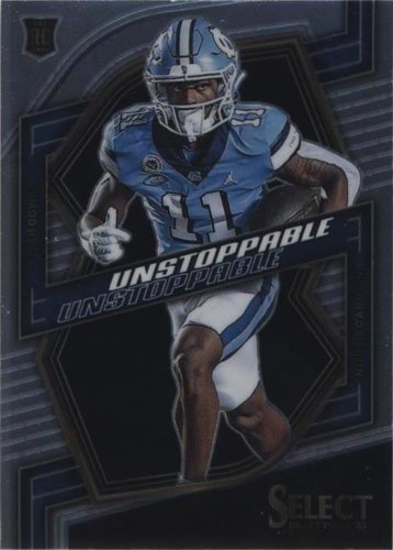 2023 Panini Select Draft Picks Josh Downs #UN-12