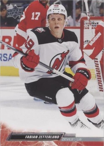Fabian Zetterlund 2022-23 Upper Deck HOCKEY #586 New Jersey Devils