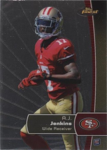 2012 Topps Finest A.J. Jenkins #111