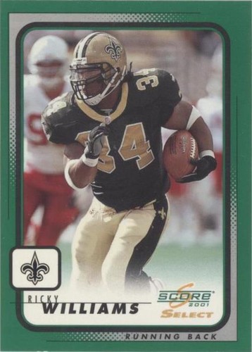2001 Score Select Ricky Williams #130