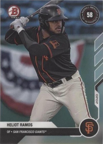 2020-21 Bowman Next Topps Now Baseball America Top 100 Prospects - Heliot Ramos #BA-33