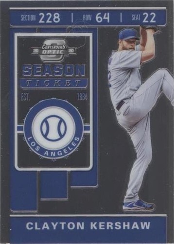 2020 Panini Chronicles - Clayton Kershaw #25